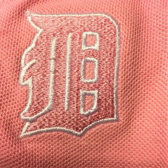 ADIDAS Detroit Baseball Fan Pink Polo Dress   0-3M - Picture 4 of 10